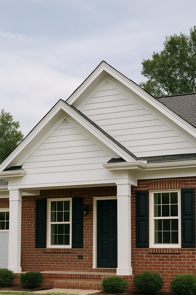 Brick and trim painted for updated curb appeal